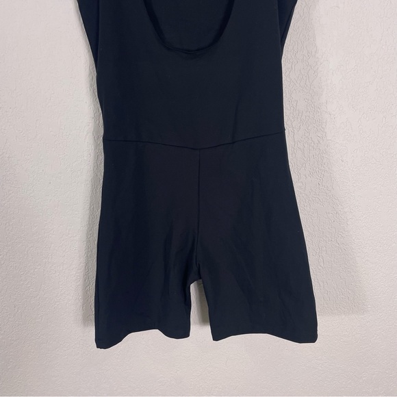 Girlfriend Collective Black Bike Unitard - Picture 7 of 9